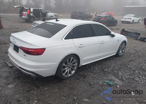 2021 Audi A4 Premium Plus 45 Tfsi S Line Quattro S Tronic from USA, damaged, VIN WAUEAAF48MA058406